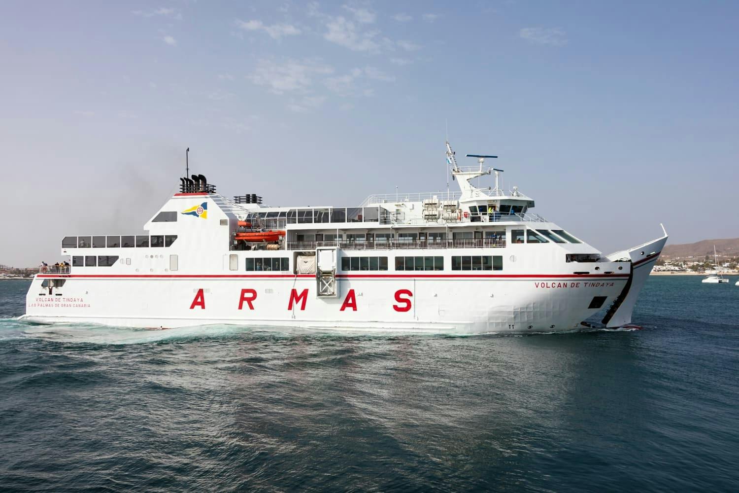 Return Ferry Ticket with Naviera Armas to Lanzarote