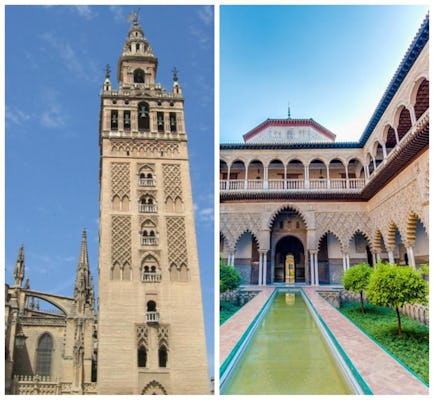 Tour di mezza giornata della cattedrale di Siviglia e dell'Alcazar in piccoli gruppi
