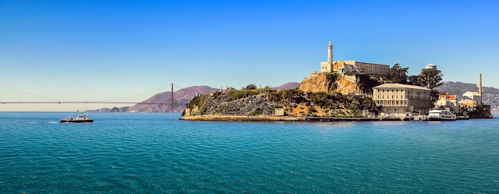 Tour di Alcatraz e Golden Gate Bridge in minivan deluxe