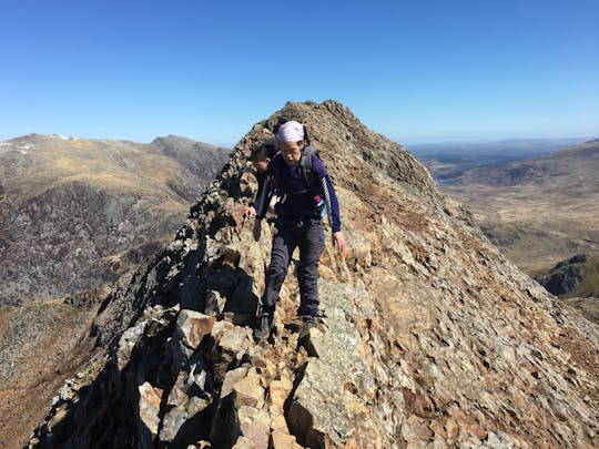 Excursão guiada para caminhadas no berço Goch e Snowdon Horseshoe