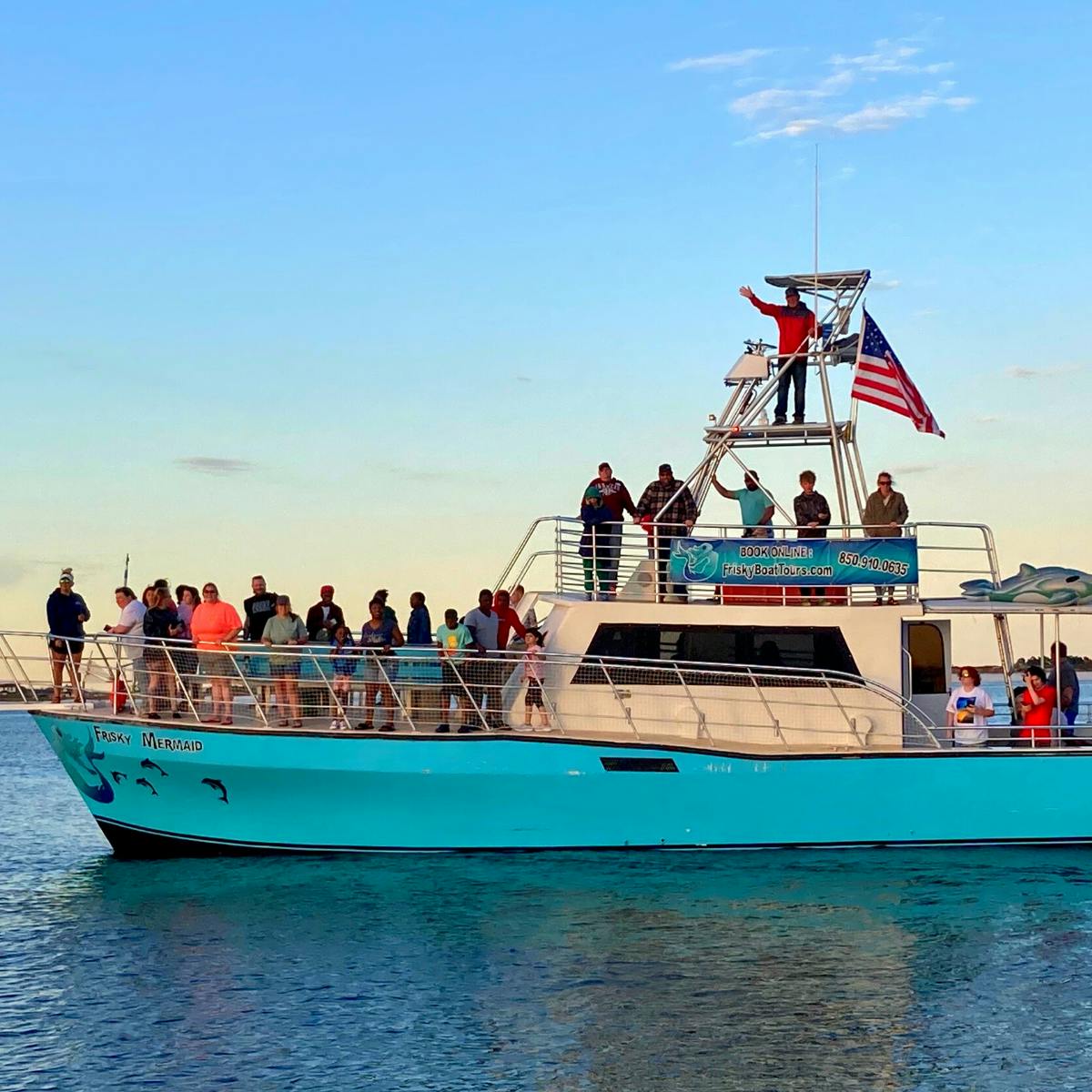 Dolfijnentour met dartele zeemeerminnen op Pensacola Beach