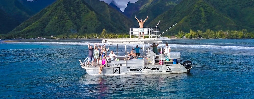 Excursão turística na península do Taiti