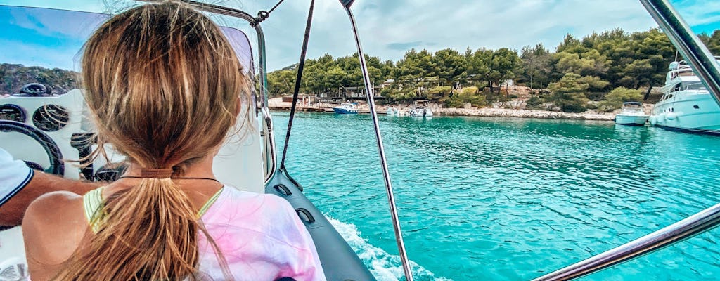 Excursion d'une journée aux îles Kornati en hors-bord