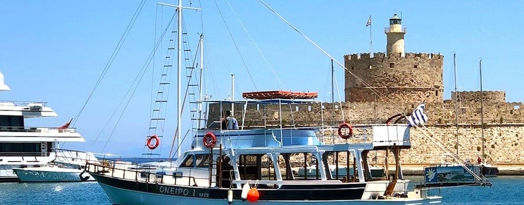 Rhodes East Coast All-inclusive Boat Cruise Ticket