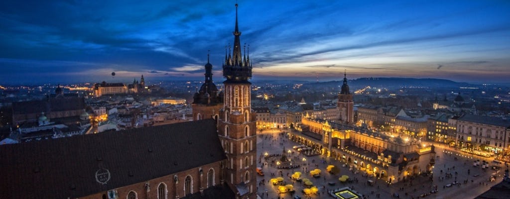 Krakow by night guided walking tour