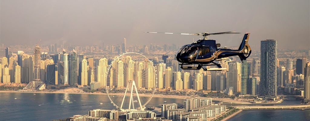 25-minute city flight by helicopter in Dubai
