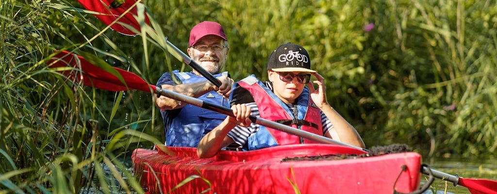 Noleggio kayak sul fiume Pliszka nella foresta Rzepińska