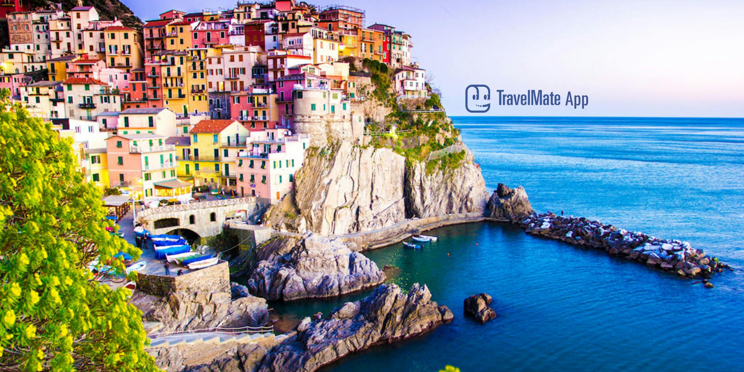 Guia de áudio Cinque Terre com aplicativo TravelMate