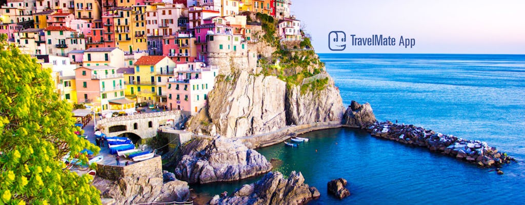 Guia de áudio Cinque Terre com aplicativo TravelMate