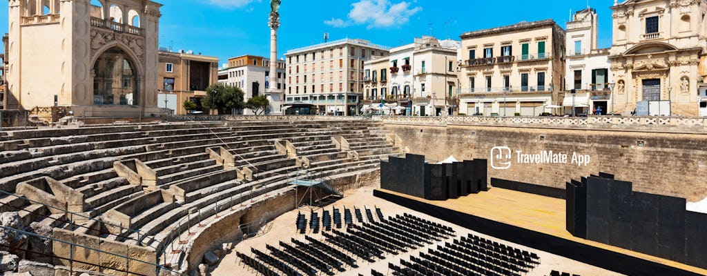 Lecce audio guide with TravelMate app