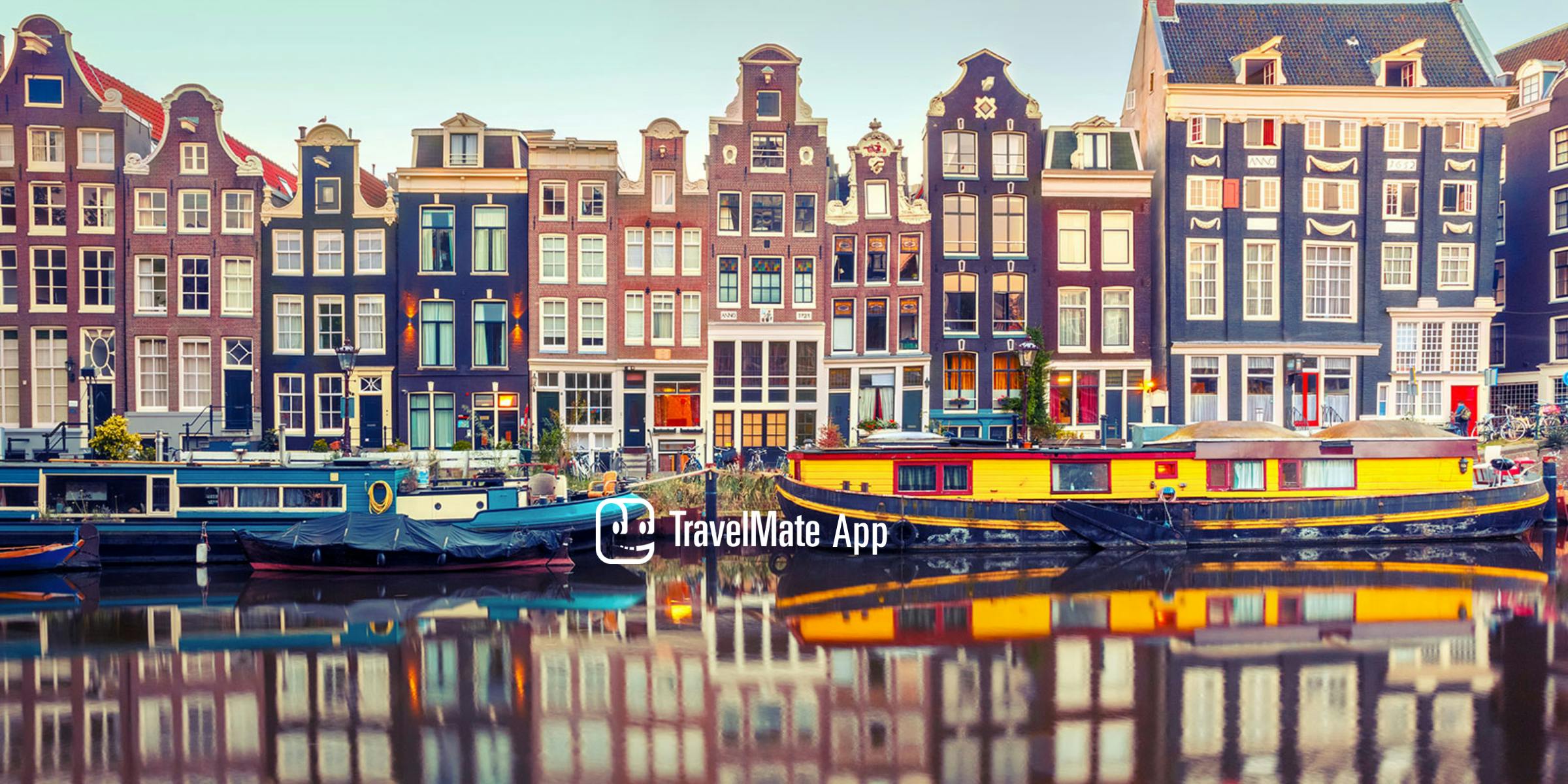 Audioguia de Amsterdã com o aplicativo TravelMate