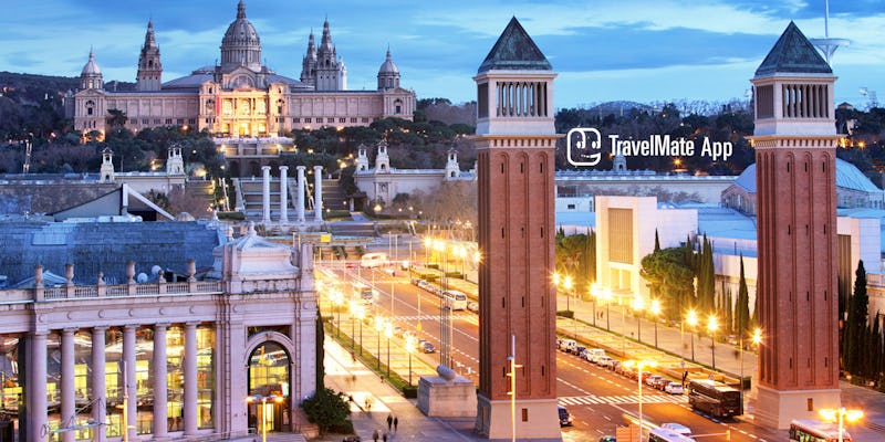 Barcelona audio guide with TravelMate app