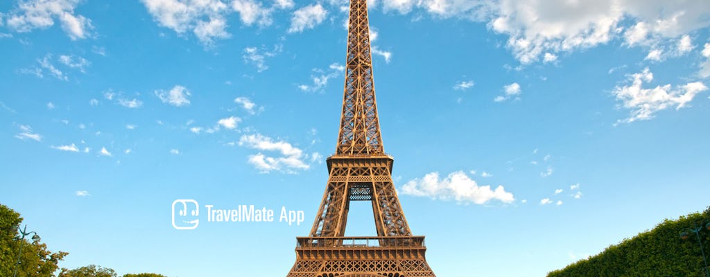 Audioguia de Paris com o aplicativo TravelMate