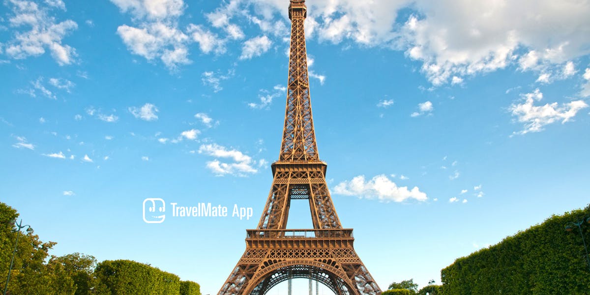 Paris audio guide with TravelMate app