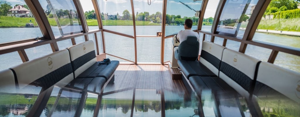 Krakow sightseeing catamaran cruise on the Vistula River