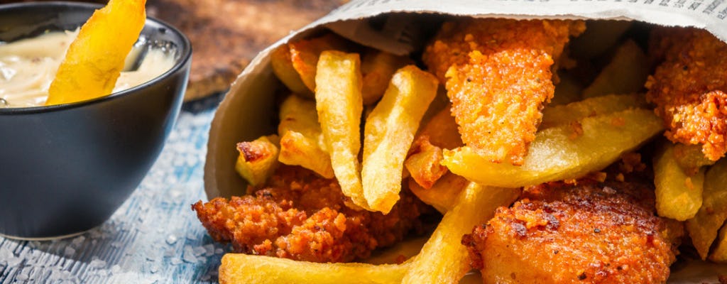 Food walking tour of London
