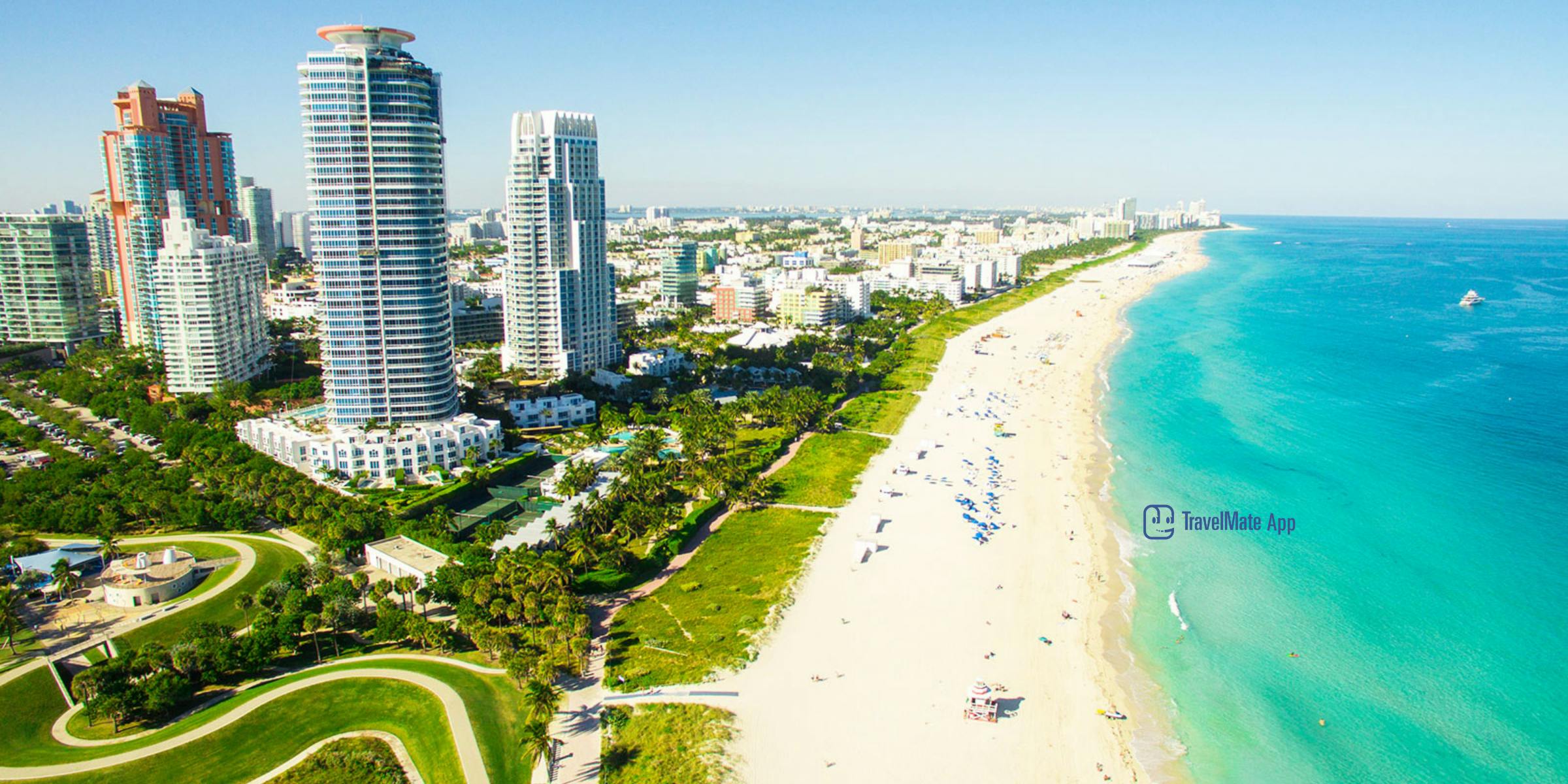 Guide audio de Miami avec l'application TravelMate