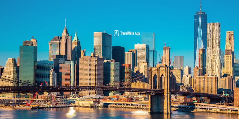 Audioguia de Nova York com o aplicativo TravelMate
