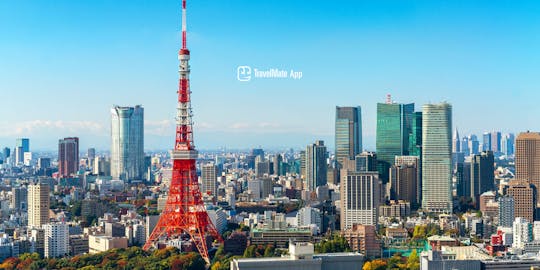 Tokyo audiogids met TravelMate app