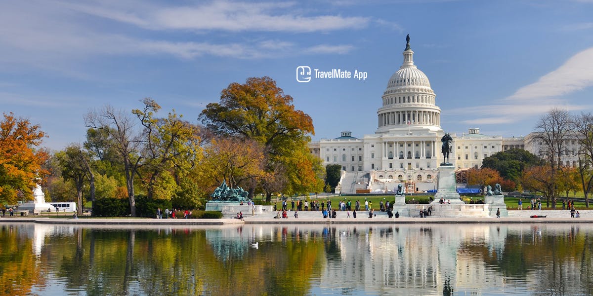Audiogids voor Washington DC met de TravelMate-app
