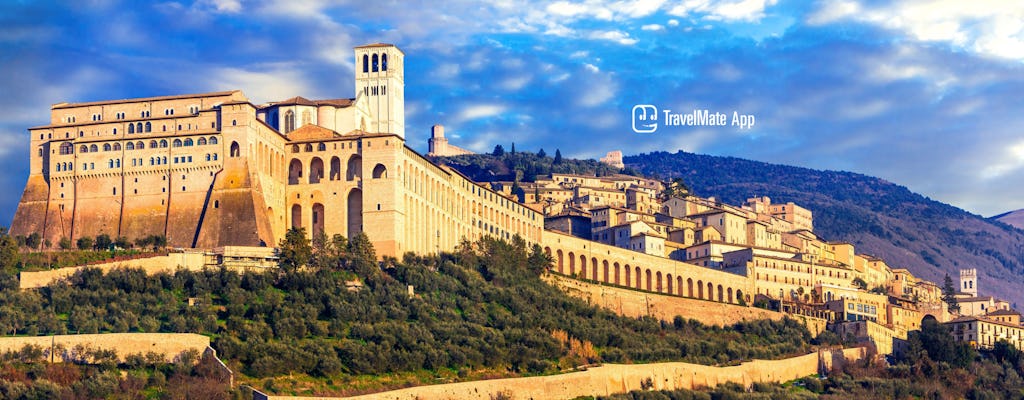 Assisi audiogids met TravelMate-app