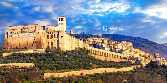 Assisi audiogids met TravelMate app
