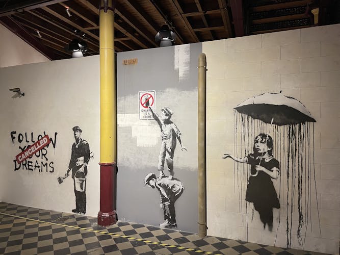 The World of Banksy exhibition in Brussels entrance tickets