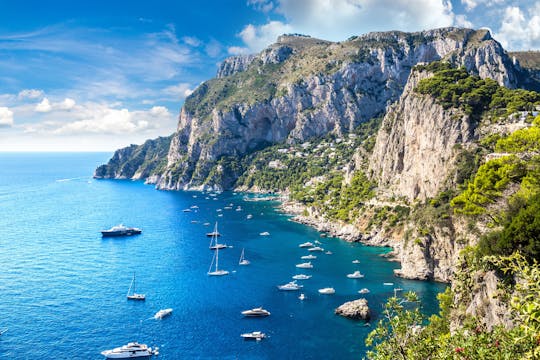 Excursion en bateau avec escale à Capri depuis Sorrente
