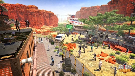 Truro virtual reality zombie-ervaring voor een groep met 4 spelers