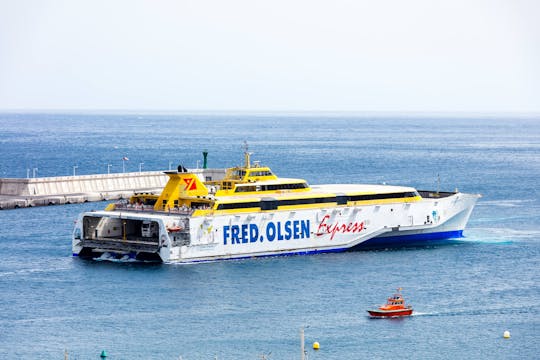 Retourtje ferry met Fred Olsen naar Lanzarote