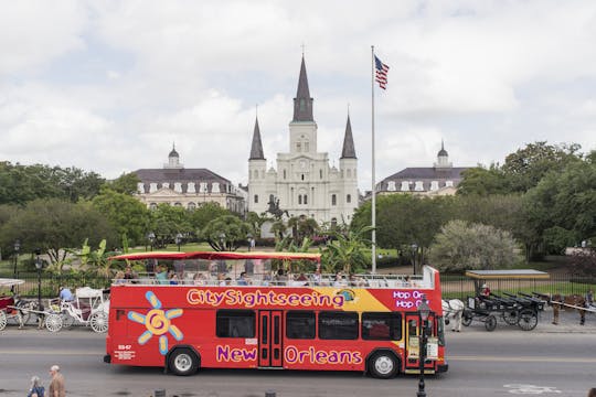Excursão turística em ônibus panorâmico por Nova Orleans