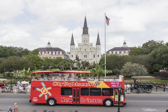 City Sightseeing hop-on hop-off bus tour of New Orleans