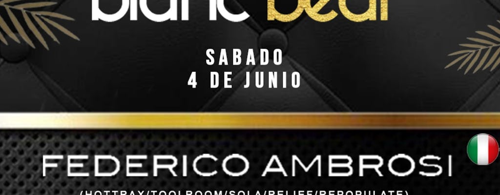 Blanc Beat (madrid) -  Federico Ambrosi - Sabado 4 Junio