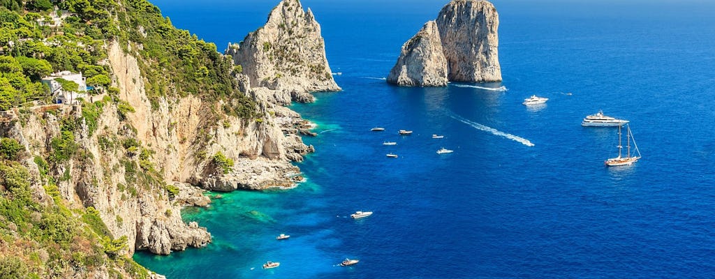 Całodniowa wycieczka z przewodnikiem po Capri i Anacapri z Amalfi