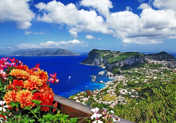 Capri- en Anacapri-rondleiding van een hele dag vanuit Maiori