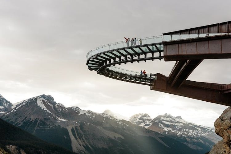 Glacier Skywalk experience in Jasper