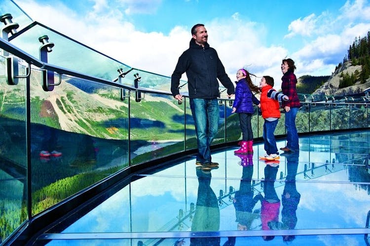 Glacier Skywalk experience in Jasper