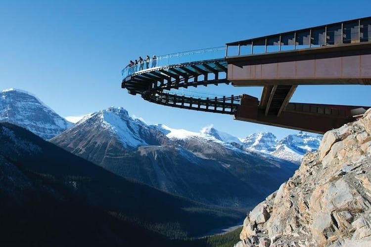 Glacier Skywalk experience in Jasper