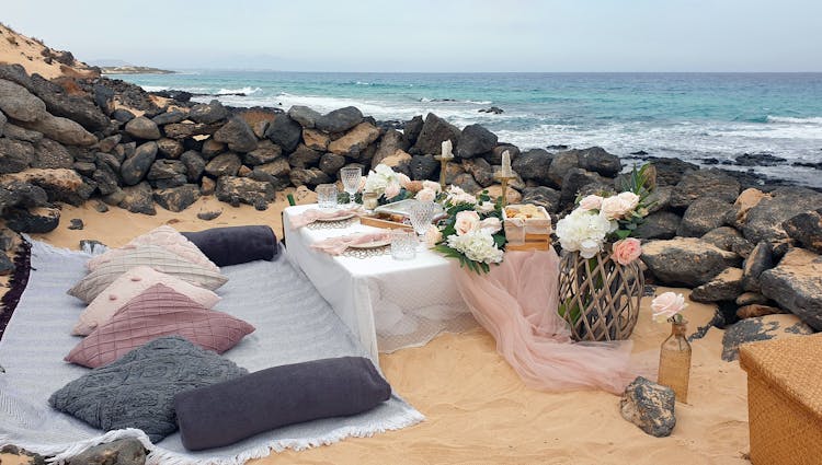 Fuerteventura Group Beach Picnic