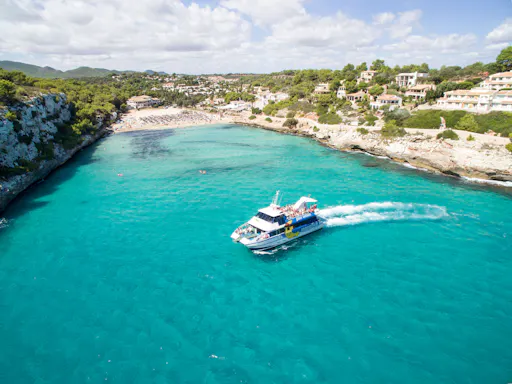 Moonfish Glass-bottom Boat Trip with Cala Varques Swim Stop