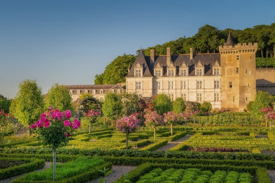 Bilhete de entrada para o Château de Villandry e os jardins