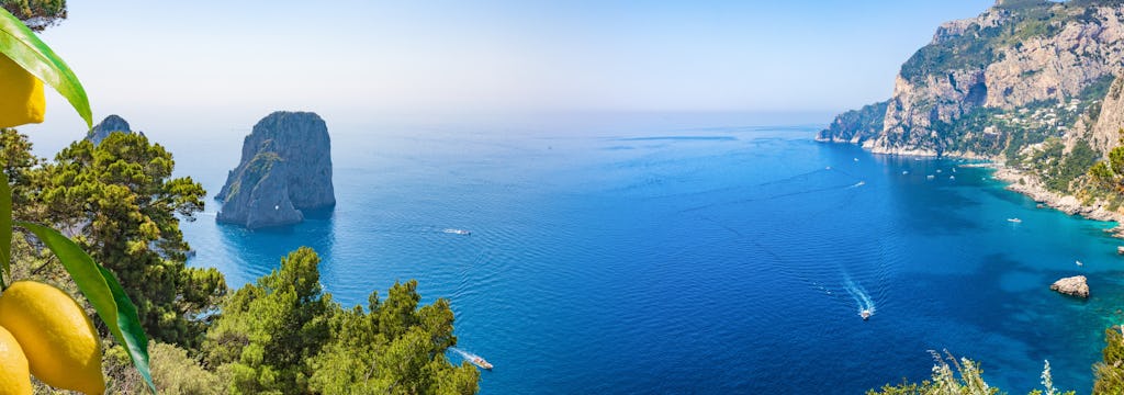 Excursion en bateau « Vivre la Dolce Vita » à Capri