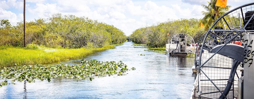 Il meglio del tour di Miami con giro in idroscivolante alle Everglades