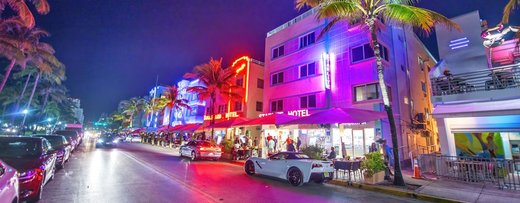 Excursão noturna panorâmica de Miami com ingressos Skyview Miami Wheel