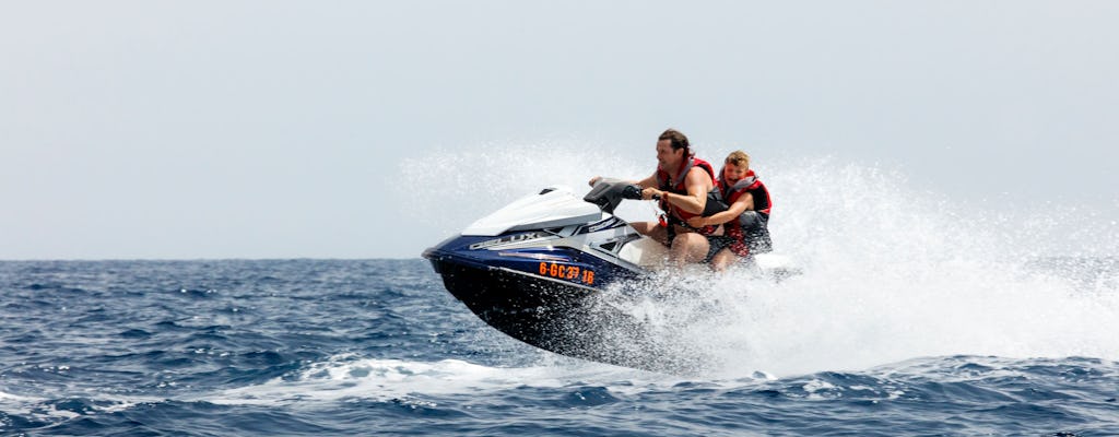 Fuerteventura - łódź motorowa i wycieczka na nartach wodnych