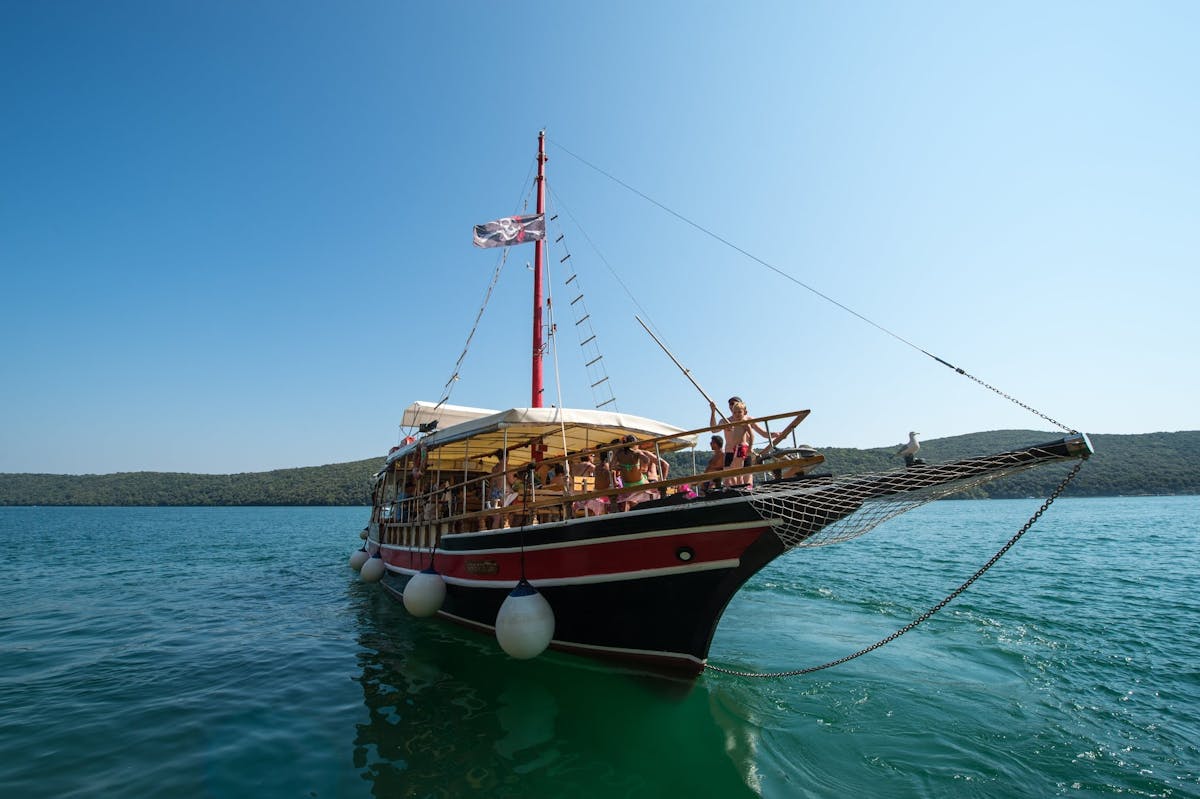 2 uur durende dolfijnen- en panoramische zeilervaring vanuit Poreč