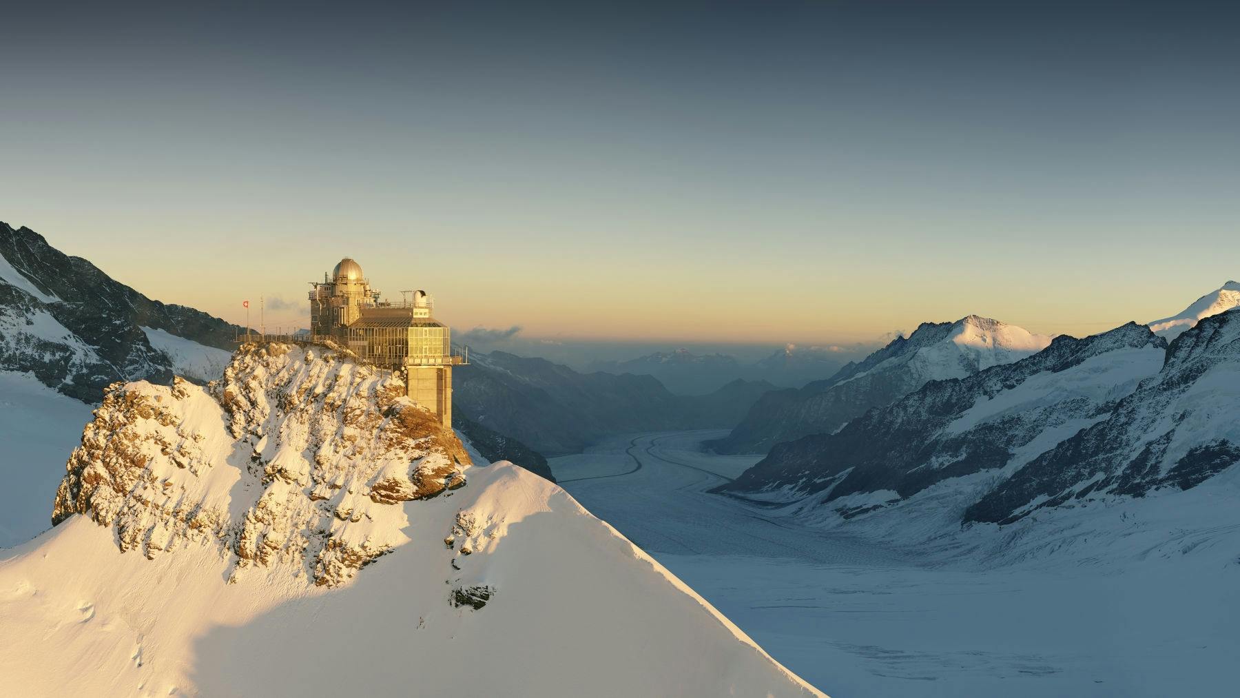 O bilhete do topo da Europa para Jungfraujoch saindo de Grindelwald