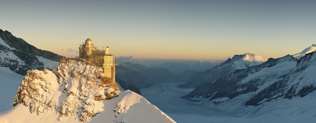 O bilhete do topo da Europa para Jungfraujoch saindo de Grindelwald