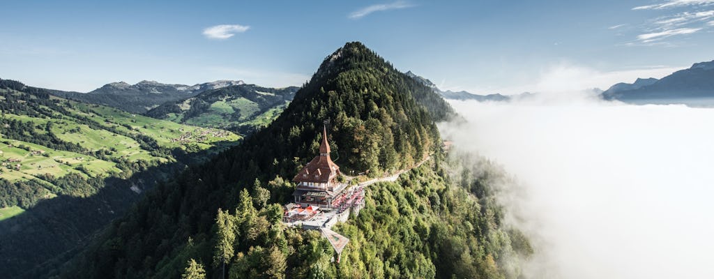 Besuch der Aussichtsplattform Harder Kulm mit Standseilbahnfahrt ab Interlaken