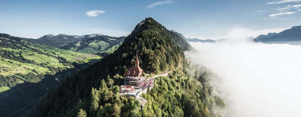 Wizyta na platformie widokowej Harder Kulm z przejażdżką kolejką linowo-terenową z Interlaken